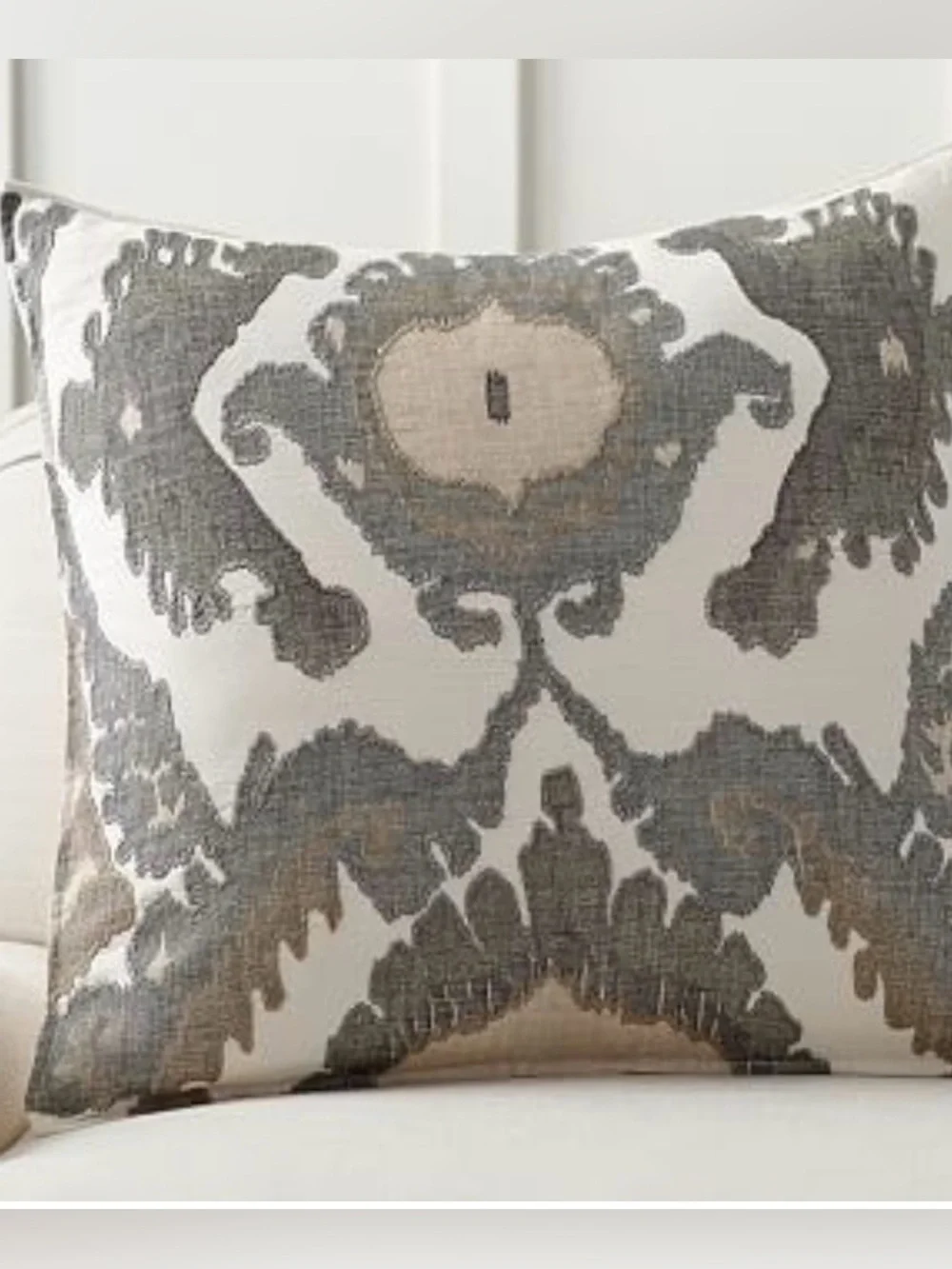 New Set 2 Pottery Barn Hudson IKAT Pillow Covers